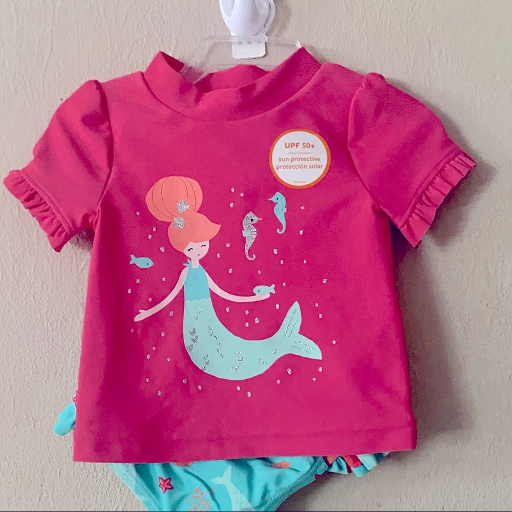 Baby Girls’ Mermaid Swimsuit NWT